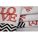 Ver imagem 1 de Jogo de Banho Noblesse Luxo Bordado 5 Pecas Branco Love^