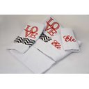 Ver imagem 3 de Jogo de Banho Noblesse Luxo Bordado 5 Pecas Branco Love^