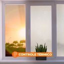 Ver mais imagens de Pelicula Adesivo Eletrostatica Vidro Jateado Translucido