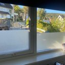 Ver imagem 3 de Pelicula Adesivo Eletrostatica Vidro Jateado Translucido