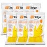 Kit 6 Luva Limpeza Latex Multiuso Talge Amarela - 1