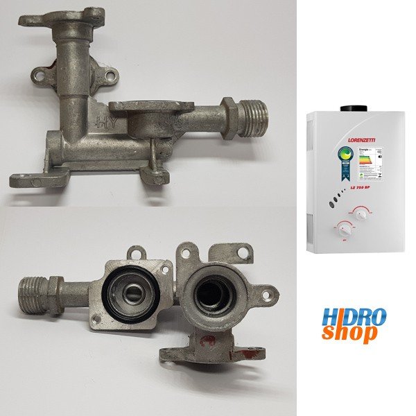 Tubo Entrada Gás Aquecedor Lorenzetti Lz 750 Bp - G454 - 4