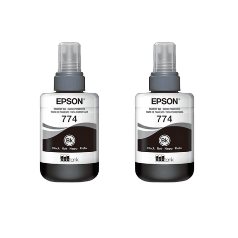 Refil de Tinta Epson 774 Preto 140ml Original M105 M205 2 Und