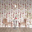 Ver imagem 2 de Papel de Parede Casual Vasos de Flores Gh Papel de Parede 2,5m