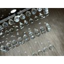 Ver imagem 4 de Lustre de Cristal Legítimo K9 Retangular para Sala de Jantar