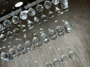 Ver imagem 4 de Lustre de Cristal Legítimo K9 Retangular para Sala de Jantar