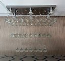 Ver imagem 5 de Lustre de Cristal Legítimo K9 Retangular para Sala de Jantar