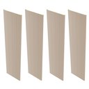 Ver imagem 3 de Kit 4 Placas de Painel Ripado Tóquio 250cm x 58cm x 3,3mm (Rende 5,8m²) Ecorevest Bege