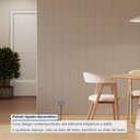 Ver imagem 6 de Kit 4 Placas de Painel Ripado Tóquio 250cm x 58cm x 3,3mm (Rende 5,8m²) Ecorevest Bege