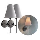Ver imagem 1 de Kit 2 Arandela Luminária de Parede Clássica Decoração Casa Sala Banheiro Quarto Escritório Ref 05