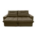 Ver imagem 4 de Sofá Retrátil Reclinável Sevilha 230cm Suede Velut com Molas Ensacadas - King House