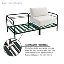 Ver imagem 6 de Sofá Living Modular Industrial 2 Lugares Basileia 240cm Yescasa Veludo Tx Bege Off White