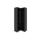 Ver imagem 1 de Guarda Roupa Closet Casal Me4132 de Canto C- 4 Prateleiras Preto - Tecno Mobili