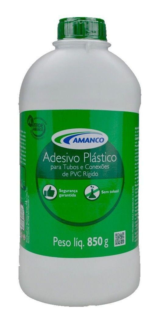 COLA ADESIVA PVC AMANCO FRASCO 850G