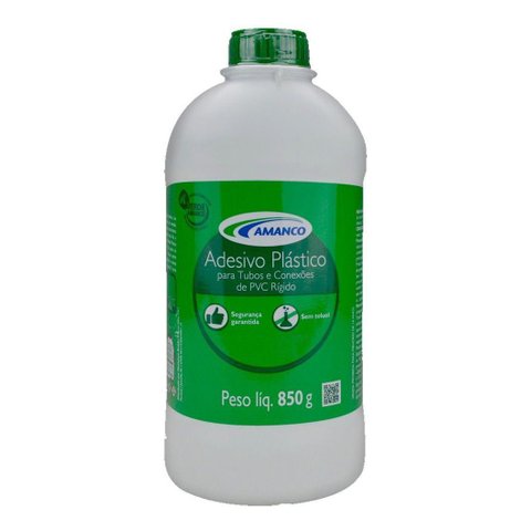 COLA ADESIVA PVC AMANCO FRASCO 850G