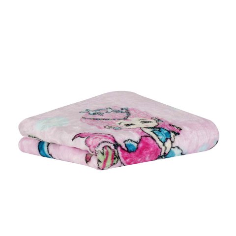 Cobertor Raschel para Berço 500g/m² 80x110cm Sereia Realce Premium Sultan