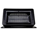 Ver imagem 1 de Moldura 9 Polegadas Universal Preta Painel Superior Plano Central Multimidia Som