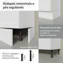 Ver mais imagens de Balcão de Cozinha 50cm 1 Porta (sem Tampo) Branco Vik Madesa