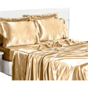 Ver imagem 1 de Jogo De Lençol Sublime Casal King 4pçs:Dourado