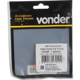 Porta Pinça de 3,2mm para Tocha Tig Ttv222 - Vonder - 3