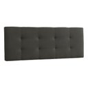 Ver imagem 6 de Canto Alemão Recamier Bau + Painel Madri 120cm Veludo Preto - Inova Decor