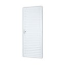 Ver imagem 1 de Porta Vestiario Palheta em Alumínio Branco 160cm x 80cm Linha 25 com Trinco