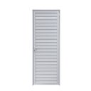 Ver imagem 2 de Porta Vestiario Palheta em Alumínio Branco 160cm x 80cm Linha 25 com Trinco
