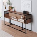 Ver imagem 2 de Aparador com Nicho New Hanover e Preto 160 cm - D’Rossi