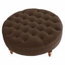 Ver imagem 1 de Puff Amara 70 Cm Suede Slk Decor Marrom