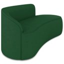 Ver imagem 6 de Sofá 3 Lugares para Sala 180cm Orgânico Wendi Suede Verde I01 - Mpozenato