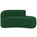 Ver imagem 5 de Sofá 3 Lugares para Sala 180cm Orgânico Wendi Suede Verde I01 - Mpozenato