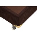 Ver imagem 4 de Cama Box Base Casal Universal Suede Brown (138x188x30) - Ortobom