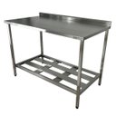 Ver imagem 2 de Mesa Aço Inox Profissional 140x70x90 cm com Espelho Nortinox