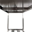 Ver imagem 4 de Mesa Aço Inox Profissional 140x70x90 cm com Espelho Nortinox