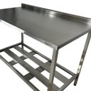 Ver imagem 5 de Mesa Aço Inox Profissional 140x70x90 cm com Espelho Nortinox