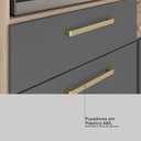 Ver imagem 7 de Armario de Cozinha Select com 6 Portas e 2 Gavetas Avena/grafito