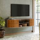 Ver imagem 2 de Rack Suspenso Modena Tvs até 60” Fendi Naturale 288133 Madetec