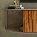 Ver imagem 3 de Rack Suspenso Modena Tvs até 60” Fendi Naturale 288133 Madetec