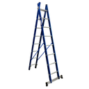 Ver imagem 5 de Escada de Alumínio e Fibra Tesoura Extensível Premium 2,50×4,40m 8×14 Degraus 120kg W.bertolo