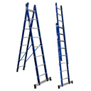 Ver imagem 1 de Escada de Alumínio e Fibra Tesoura Extensível Premium 2,50×4,40m 8×14 Degraus 120kg W.bertolo