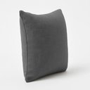 Ver imagem 4 de Kit 4 Almofadas Decorativa 42cm em Suede Fofinha Lisa Sofá Cor:cinza