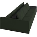 Ver imagem 7 de Sofá Ilha Modular para Sala 312cm com Puff Dublin K01 Veludo Verde e Sintético Preto - Lyam Decor