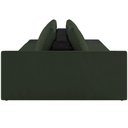 Ver imagem 6 de Sofá Ilha Modular para Sala 312cm com Puff Dublin K01 Veludo Verde e Sintético Preto - Lyam Decor