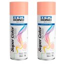 Ver imagem 1 de Kit 2 Tinta Aerossol Rosa Uso Geral 350 Ml/250g