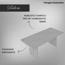 Ver imagem 5 de Mesa para Escritório para Reunião Grande Nogal/preto