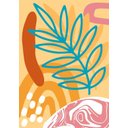 Ver imagem 4 de Kit com 3 Quadros Arte Abstrata em Lona 60x90cm