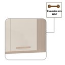 Ver imagem 2 de Armário Aéreo Clarice 118cm 3 Portas MDF Porta de Bater Milani Movelaria