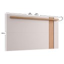 Ver imagem 4 de Painel para Tv Suspenso Extensivo Ambiente Leme Off White Matte Freijó - Colibri