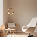 Ver imagem 7 de Pendente Led Lua Crescente 3k 4k 6k Cristal Dourado Bivolt