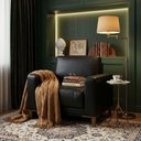 Ver imagem 6 de Poltrona Decorativa Oasis Pes Madeira Courino Tcs 724 Moll